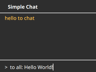 Simple Chat Demo